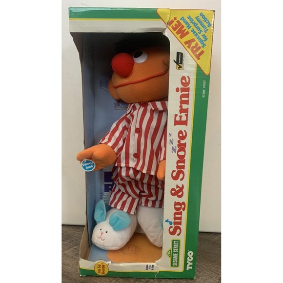 TYCO Toys New Vintage 996 Tyco Sesame Street Sleep And Snore Ernie